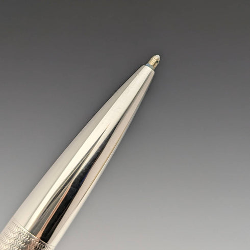 1976 British Vintage Yard O Red Sterling Silver Ballpoint Pen in Case